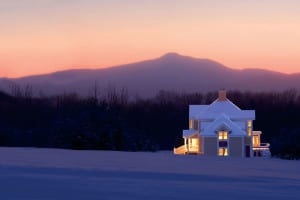 Maine Energy Systems snow covered house