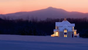 Maine Energy Systems Snow covered house