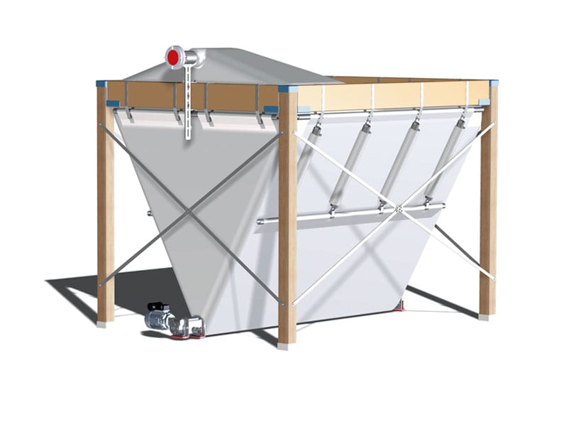 Wood Pellet Storage Bin
